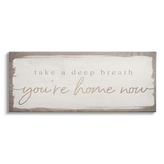 Stupell Home Decor You're Home Now Canvas Wall Art