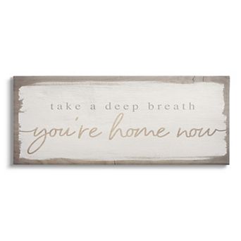Stupell Home Decor You're Home Now Canvas Wall Art