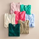 Croft & Barrow Extra Soft Sweaters