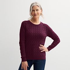 Purple sweaters kohls hotsell