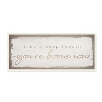 Stupell Home Decor You're Home Framed Wall Art