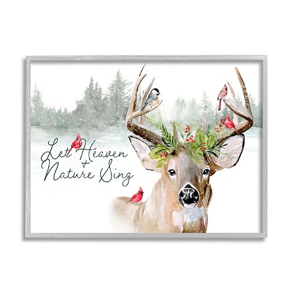 Stupell Home Decor Heaven & Nature Deer Framed Wall Art