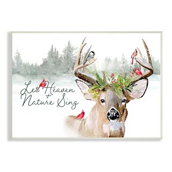 Stupell Home Decor Heaven & Nature Deer Plaque Wall Art
