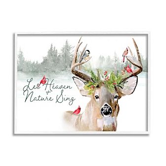 Stupell Home Decor Heaven & Nature White Framed Wall Art