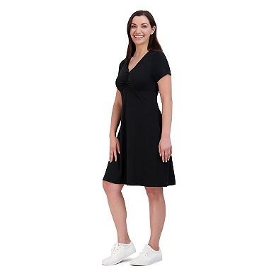 Women's ZeroXposur Purpose Short Sleeve Ruched Dress