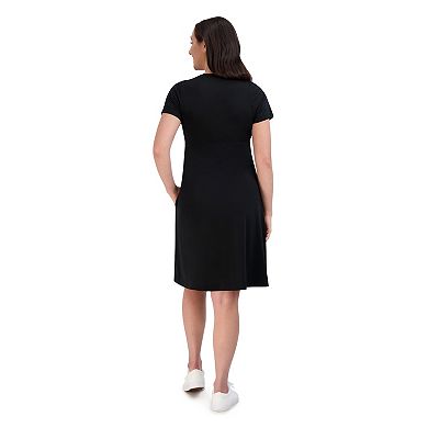 Women's ZeroXposur Purpose Short Sleeve Ruched Dress