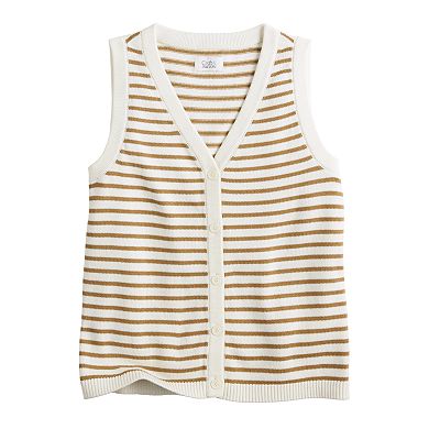 Women's Croft & Barrow® Sleeveless Button Front Tank