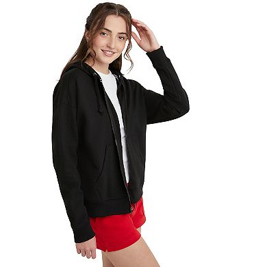Women's Hanes® Originals Full-Zip Fleece Hoodie
