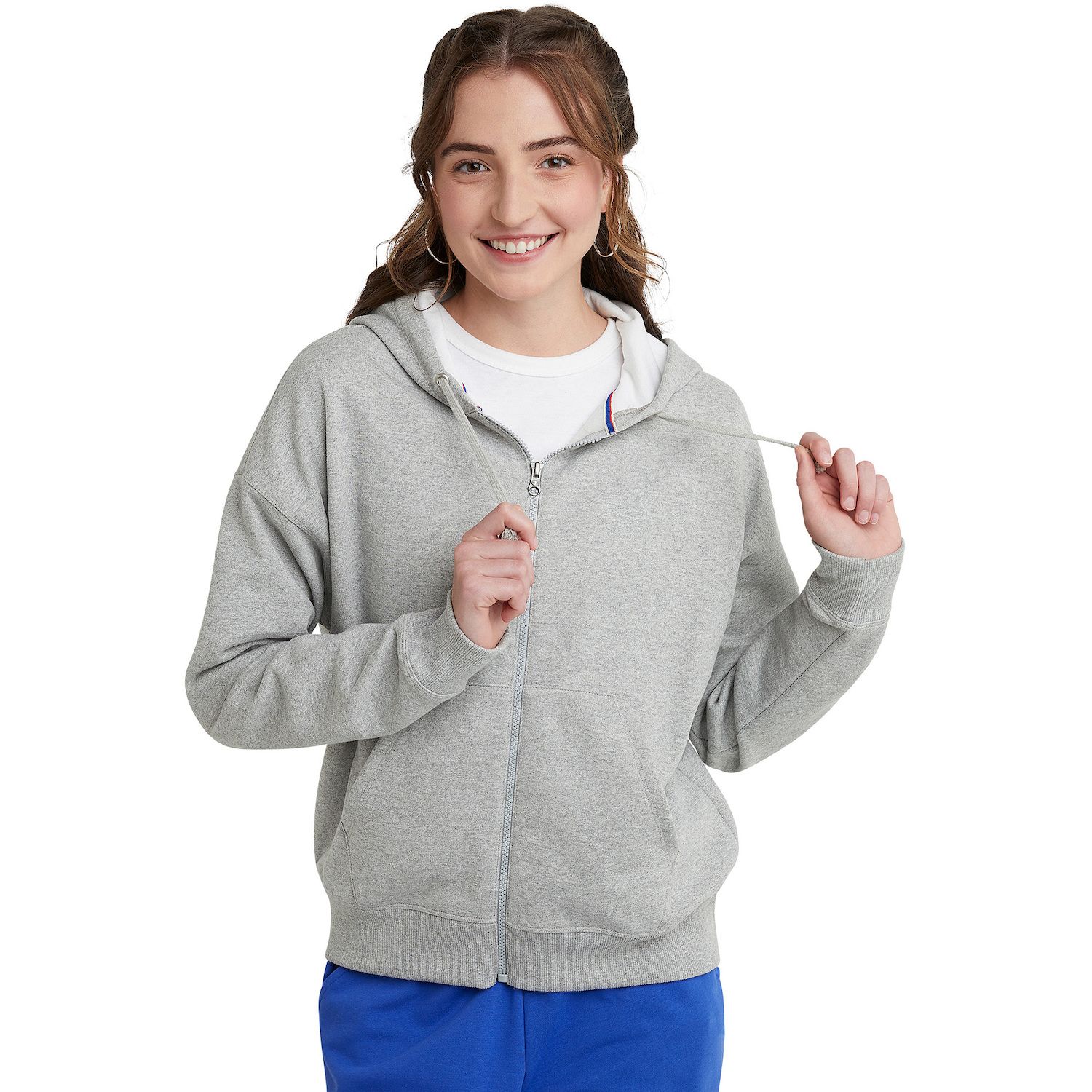 Women's Hanes® Originals Full-Zip Fleece Hoodie