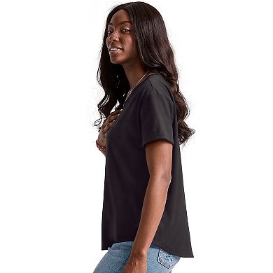 Women's Hanes® Originals Relaxed Fit Cotton Tee