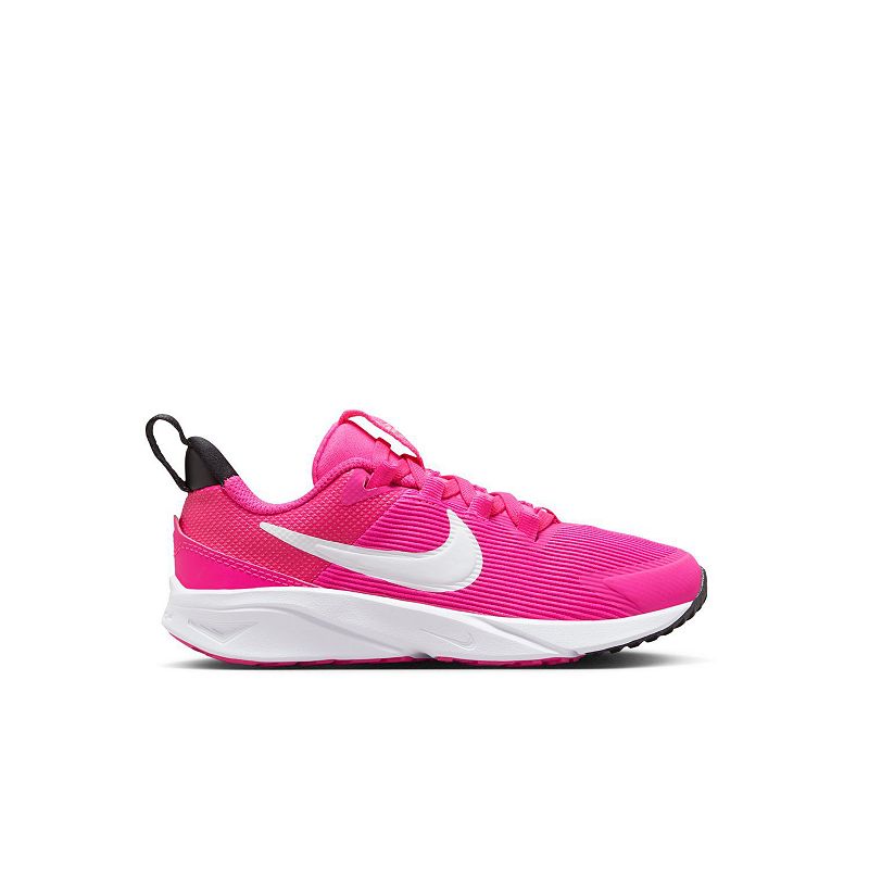 Nike Star Runner 4 Little Kids' Running Shoes, Girl's, Size: 13, Fierce Pink White