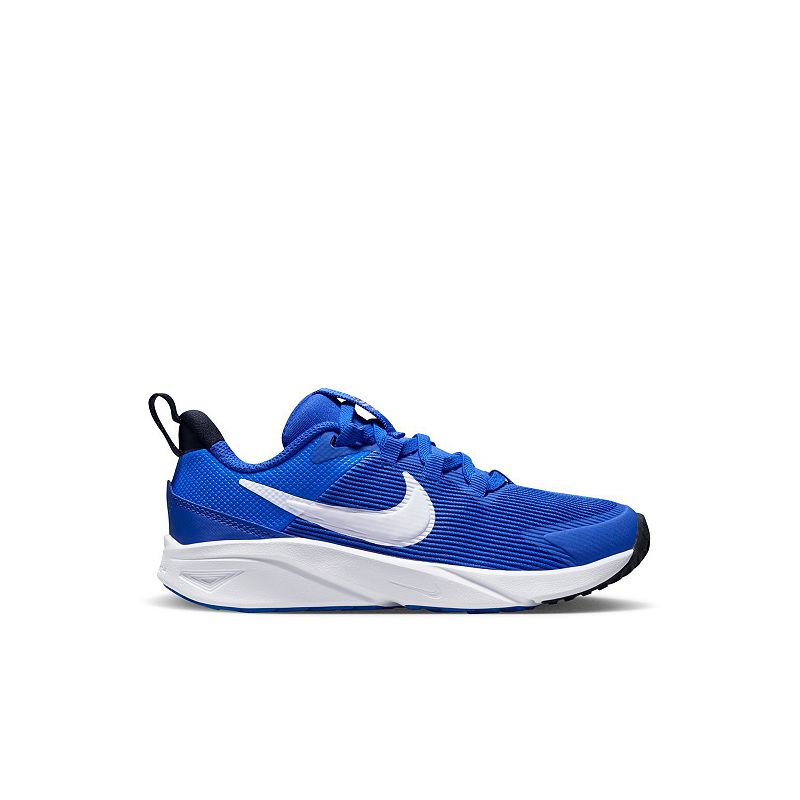 Nike Star Runner 4 Little Kids' Running Shoes, Boy's, Size: 1, Hyper Royal Black