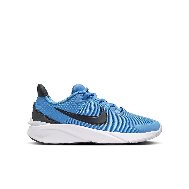Nike Star Runner 4 Big Kids' Road Running Shoes, Boy's, Blue Tint White