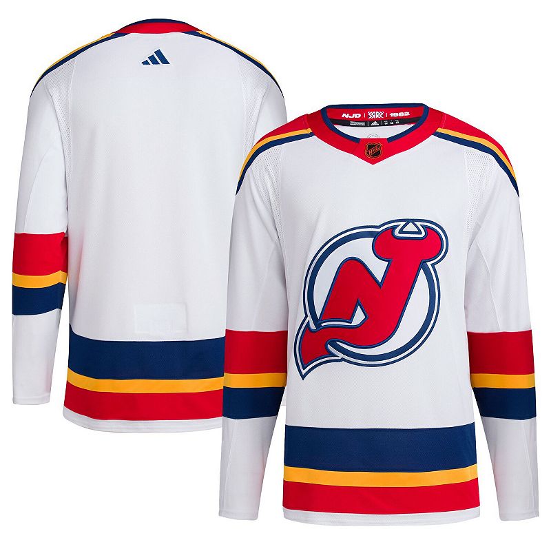 UPC 195745236682 product image for Men's adidas White New Jersey Devils Reverse Retro 2.0 Authentic Blank Jersey, S | upcitemdb.com