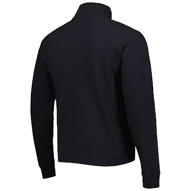 Men's League Collegiate Wear Black Iowa Hawkeyes Stack Essential Lightweight Fleece Quarter-Zip Sweatshirt