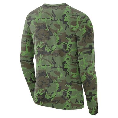 Men's Nike Camo Arkansas Razorbacks Military Long Sleeve T-Shirt