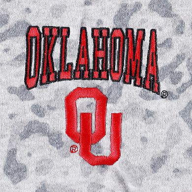 Women's Gameday Couture Heather Gray Oklahoma Sooners Leopard Quarter-Zip Sweatshirt