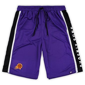 Men's Fanatics Branded Purple Phoenix Suns Big & Tall Referee Iconic Mesh Shorts