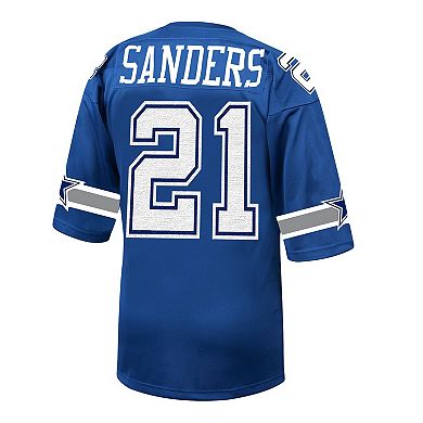 Men's Mitchell & Ness Deion Sanders Royal Dallas Cowboys 1996 Authentic Throwback Retired Player Jersey