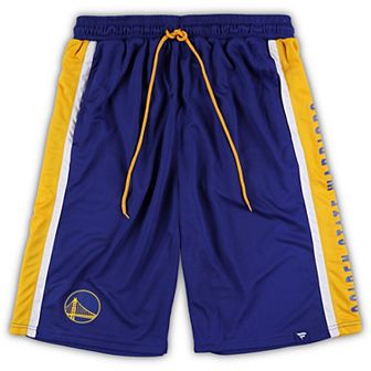 Men's Fanatics Branded Royal Golden State Warriors Big & Tall Referee Iconic Mesh Shorts