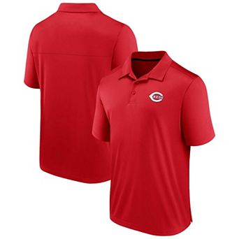 Men's Fanatics Branded Red Cincinnati Reds Hands Down Polo