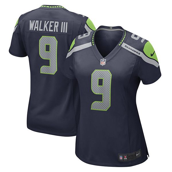 Nike Women's Kenneth Walker III College Navy Seattle Seahawks Game Player  Jersey