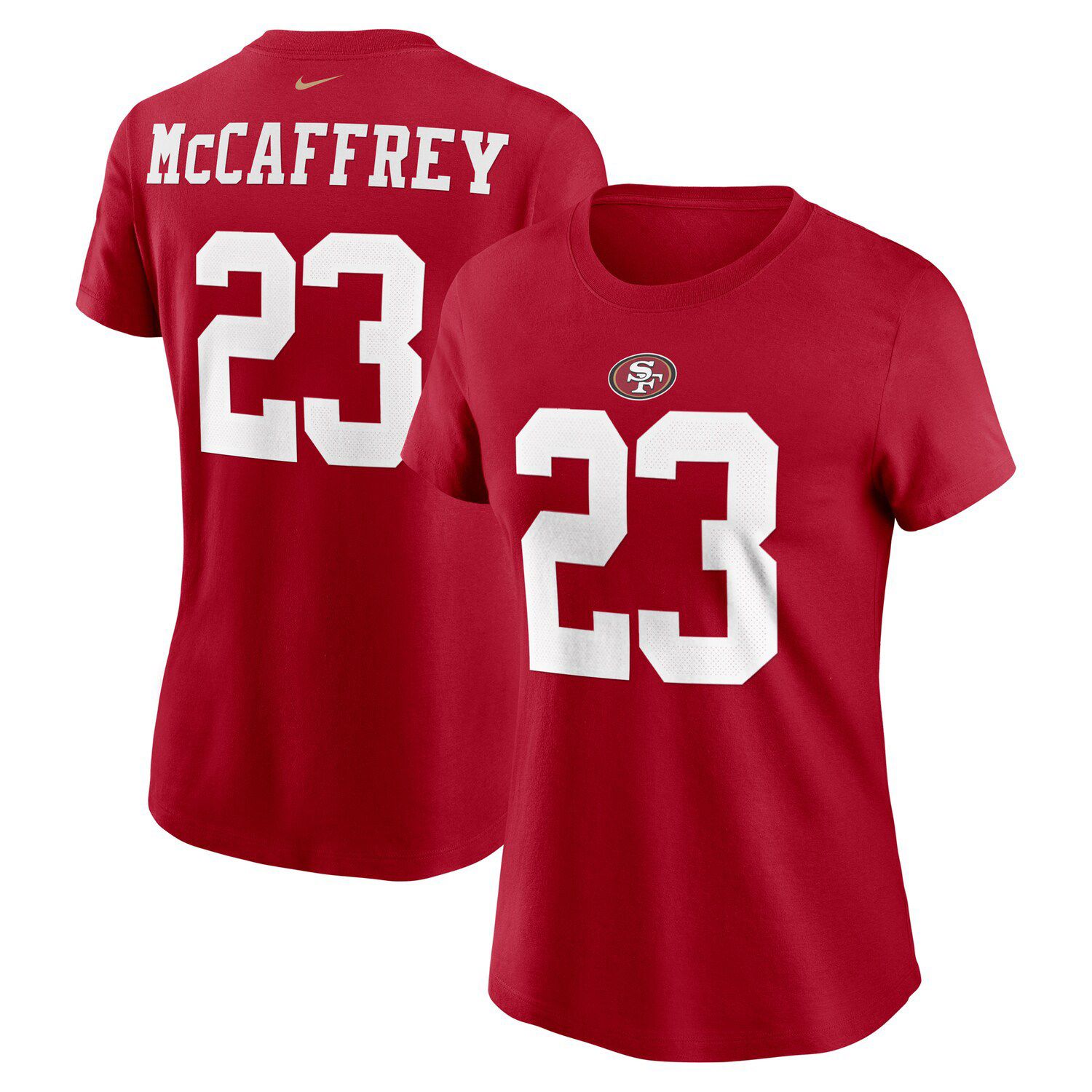 Outerstuff Youth Christian McCaffrey Black San Francisco 49ers Mainliner  Player Name & Number Pullover Hoodie