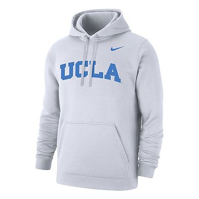 Men's Nike White UCLA Bruins Logo Club Pullover Hoodie