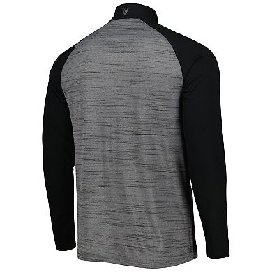Men's Levelwear Heather Gray Chicago White Sox Vandal Raglan Quarter-Zip Top