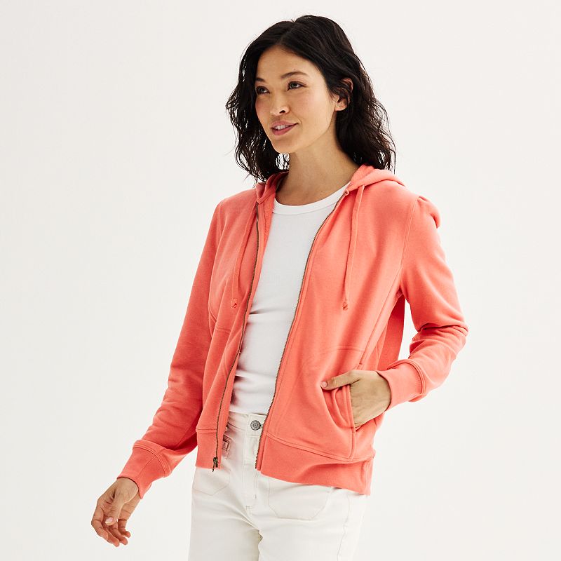 Kohls womens clearance zip up hoodie