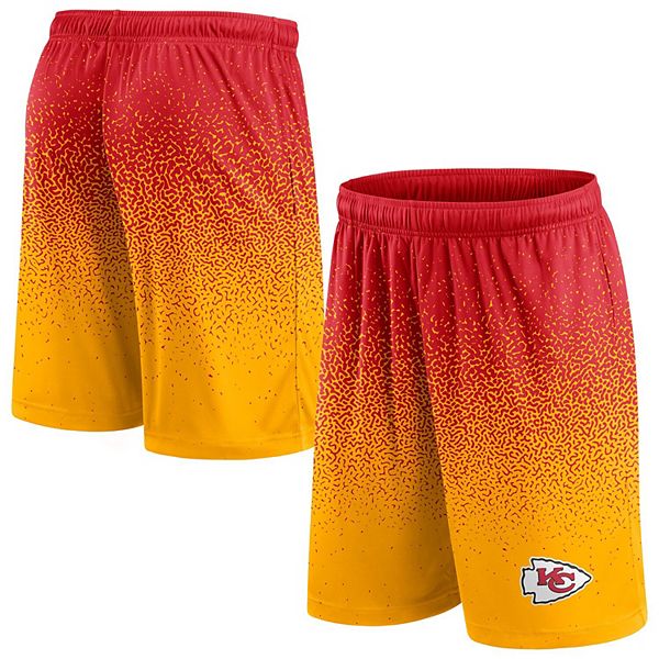 Men's Fanatics Branded Red/Gold Kansas City Chiefs Ombre Shorts