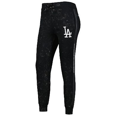 Women's The Wild Collective Black Los Angeles Dodgers Marble Jogger Pants