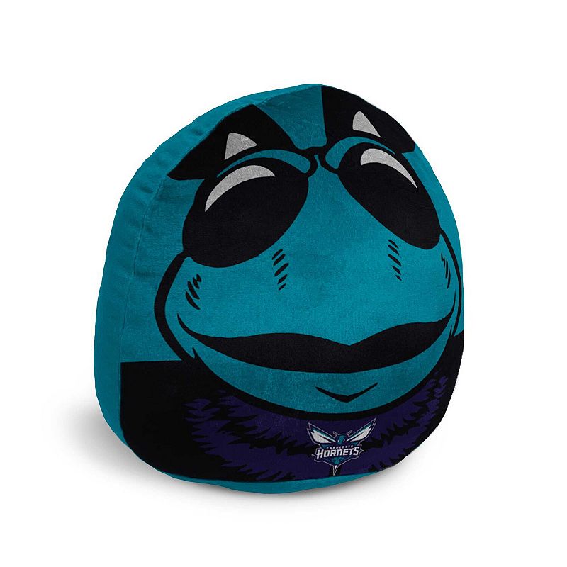 Charlotte Hornets Plushie Mascot Pillow, Light Blue