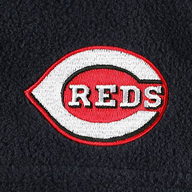 Men's Columbia Black Cincinnati Reds Steens Mountain Full-Zip Jacket
