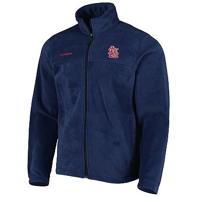 Men's Columbia Navy St. Louis Cardinals Steens Mountain Full-Zip Jacket