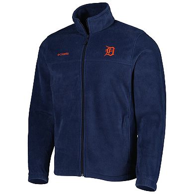 Men's Columbia Navy Detroit Tigers Steens Mountain Full-Zip Jacket