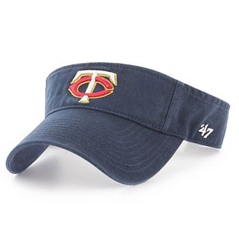Men's '47 Navy Minnesota Twins Clean Up Logo Visor
