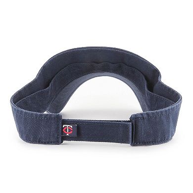 Men's '47 Navy Minnesota Twins Clean Up Logo Visor