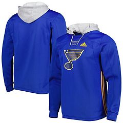 Lids St. Louis Blues Big & Tall Stripe Pullover Hoodie - Heather Charcoal