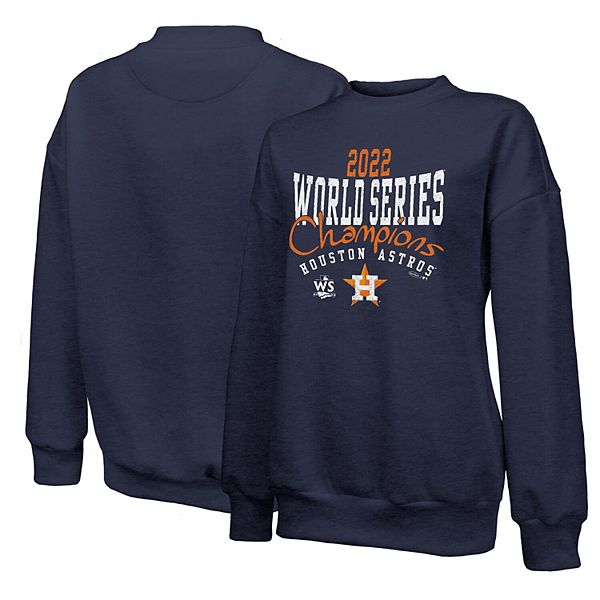 Women's Majestic Threads Navy Houston Astros 2022 World Series