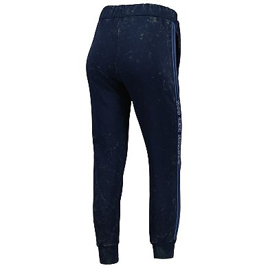 Women's The Wild Collective Navy Boston Red Sox Marble Jogger Pants