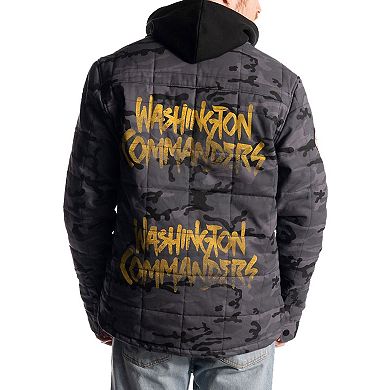 Unisex The Wild Collective Black Washington Commanders Utility Full-Snap Jacket