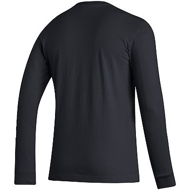 Men's adidas Black Juventus Team Crest Long Sleeve T-Shirt