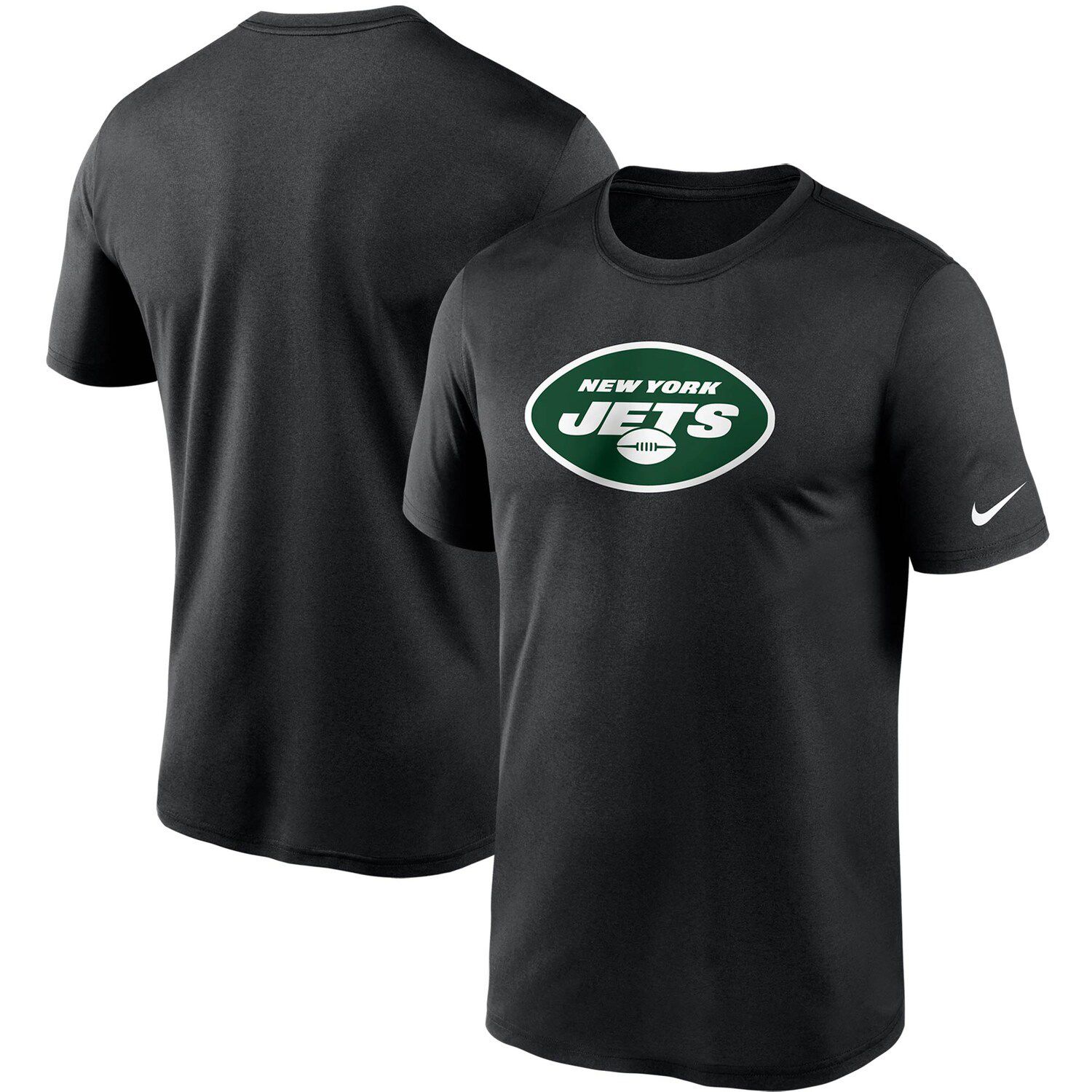 New York Jets Nike Primary Logo T-Shirt - Heathered Gray