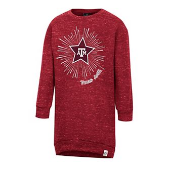 Girls Toddler Colosseum Maroon Texas A&M Aggies Cindy Lou Sweatshirt Dress