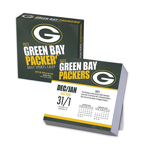 Green Bay Packers 2022 Box Calendar