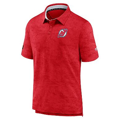 Men's Fanatics Branded Red New Jersey Devils Special Edition 2.0 Authentic Pro Polo