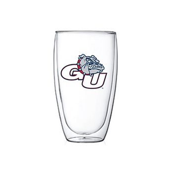 Gonzaga Bulldogs 15oz. Double Wall Thermo Glass