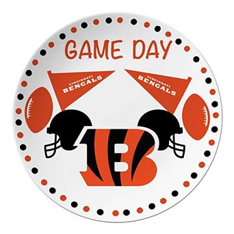 Cincinnati Bengals Game Day Round Plate