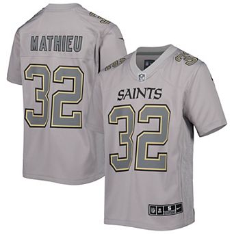 Youth Nike Tyrann Mathieu Gray New Orleans Saints Atmosphere Game Jersey